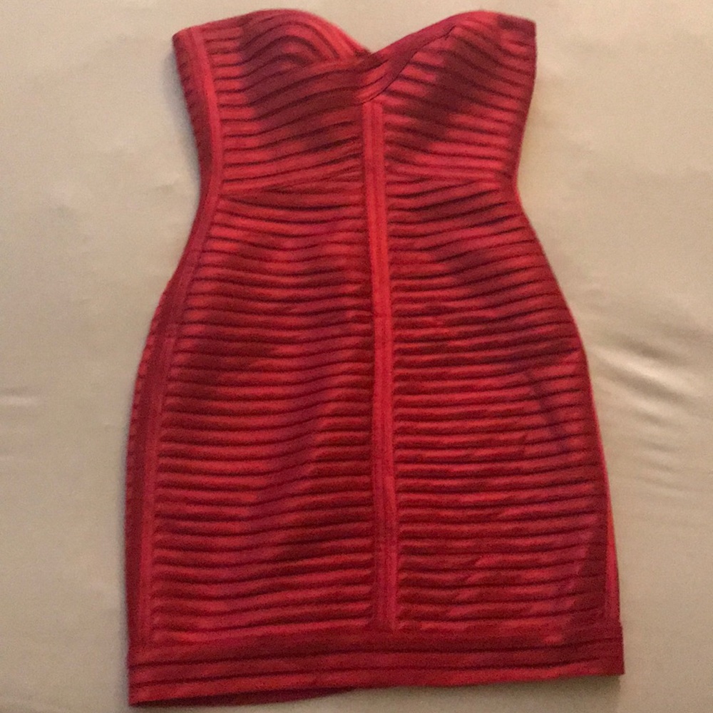 BCBG Maxazria red dress